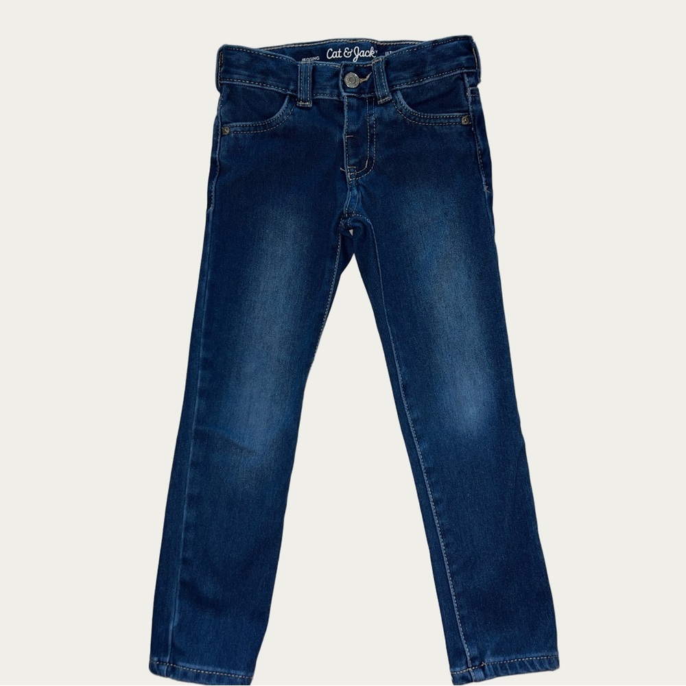 Cat & Jack Dark Blue‎ Ultimate Stretch Jeggings Size 4T